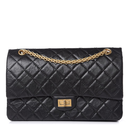 Chanel Aged Calfskin Quilted 2.55 Reissue 226 Flap Black 1 of 10