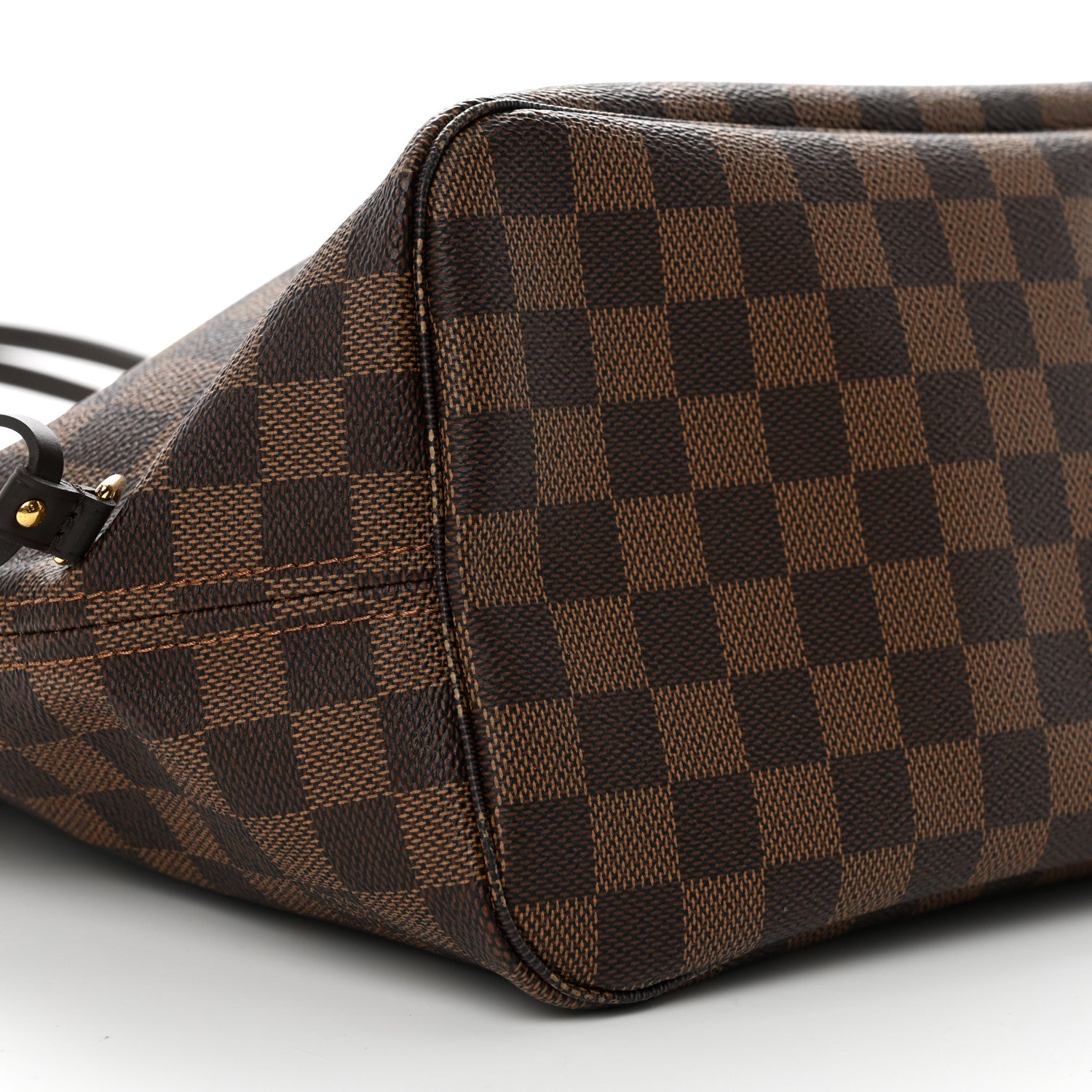 Louis Vuitton Damier Ebene Neo Neverfull MM Rose Ballerine 9 of 11