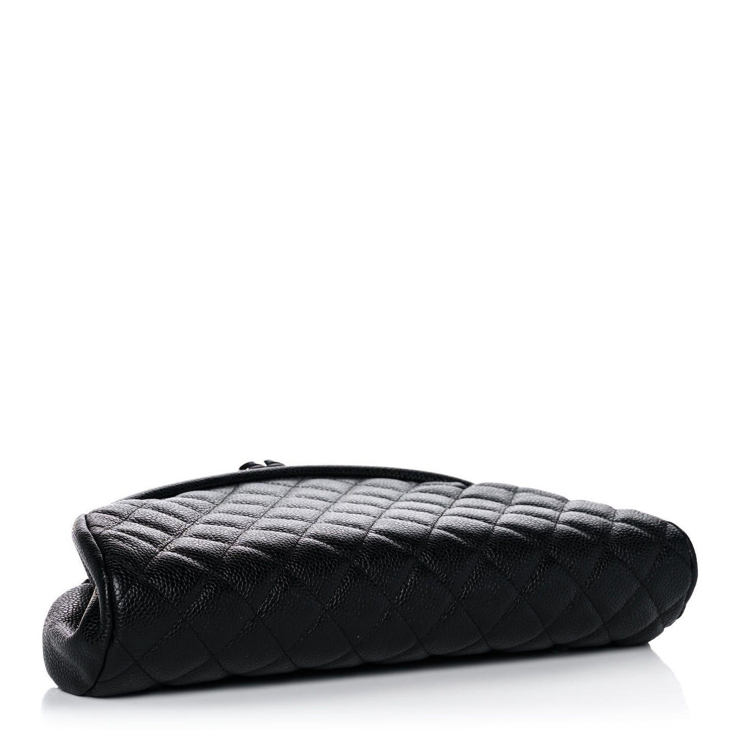 Caviar Quilted Timeless Clutch Black