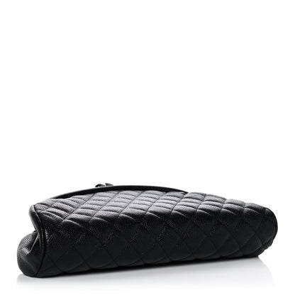 Chanel Caviar Quilted Timeless Clutch Black 4 of 10