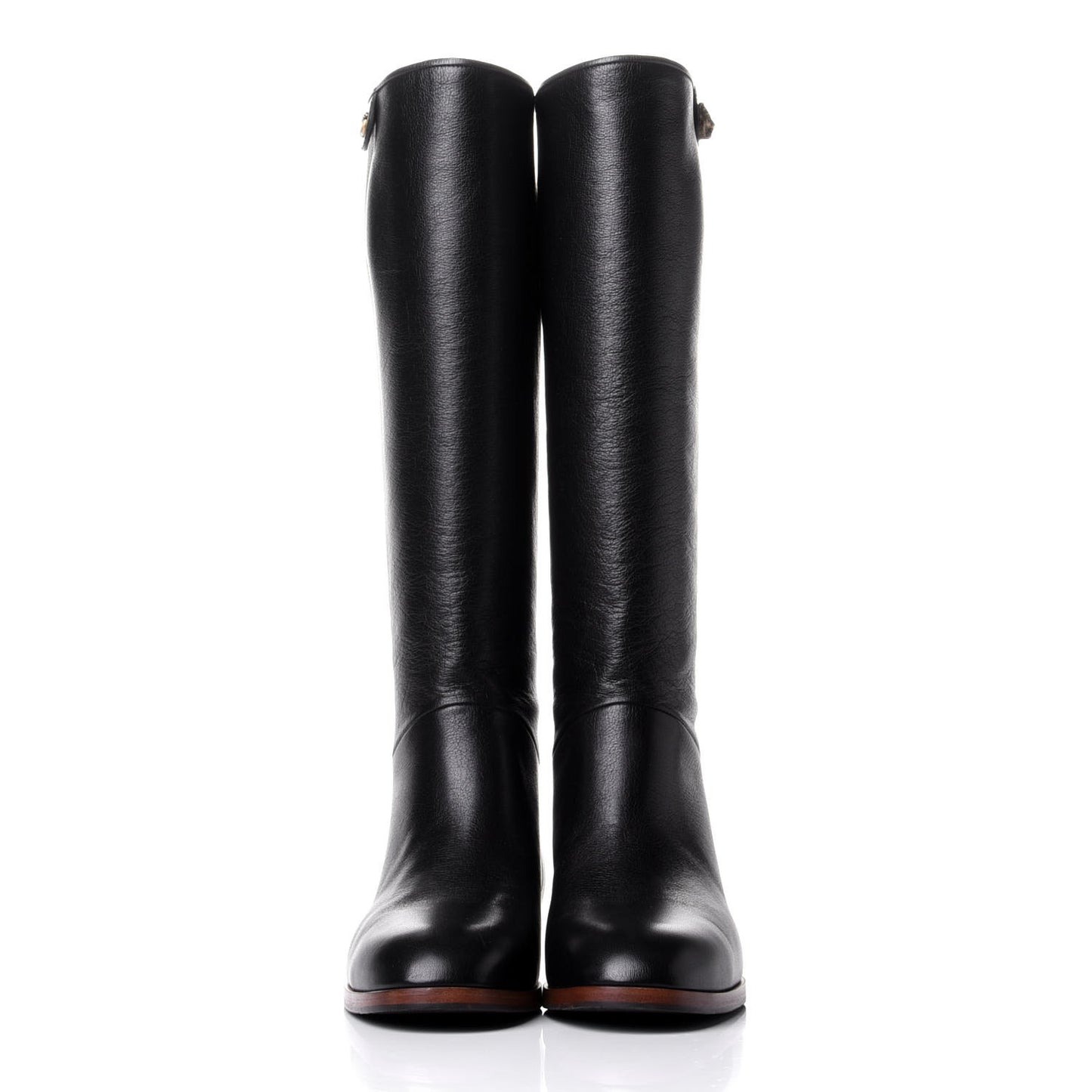 Calfskin Piuma Lux Energy High Boots 39.5 Black