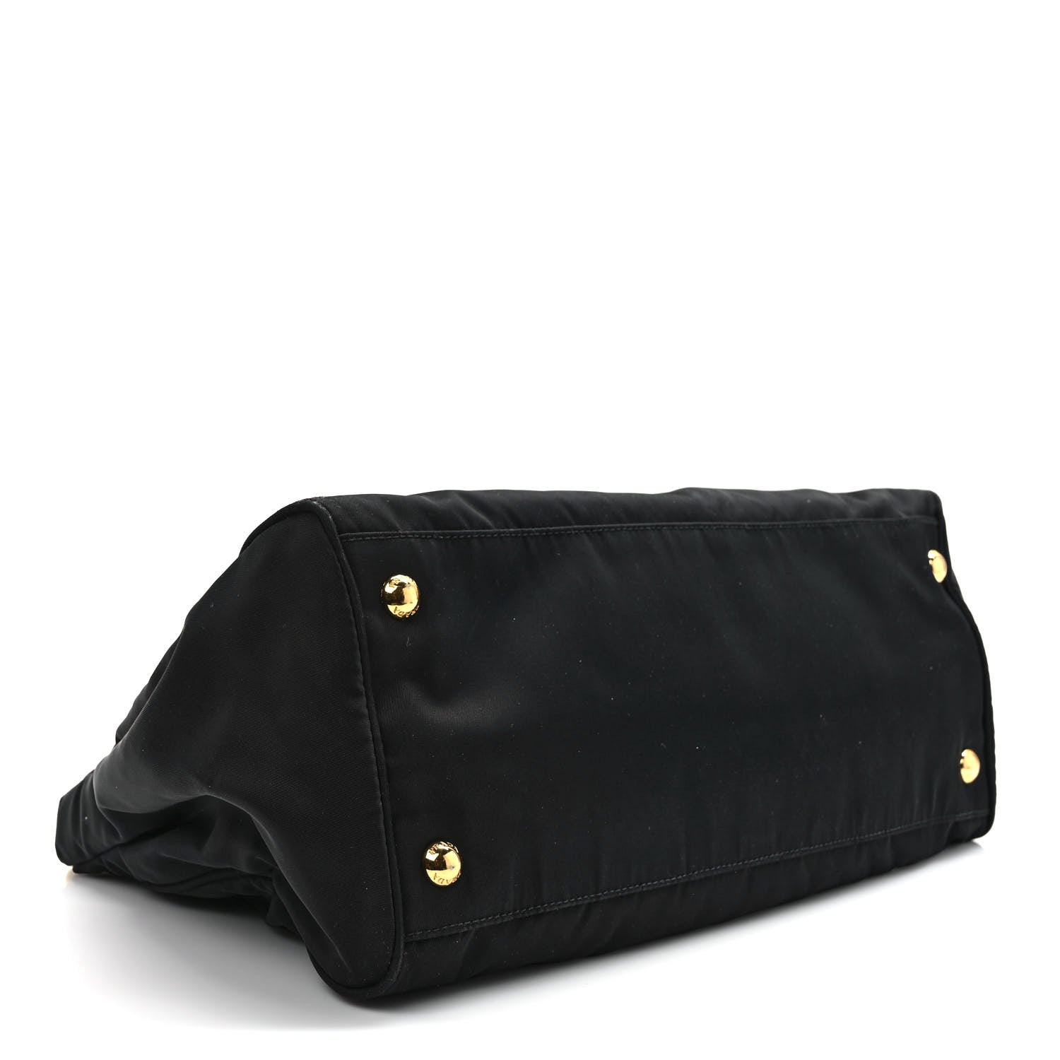 Prada Tessuto Nylon Saffiano Shopping Tote Black 3 of 10