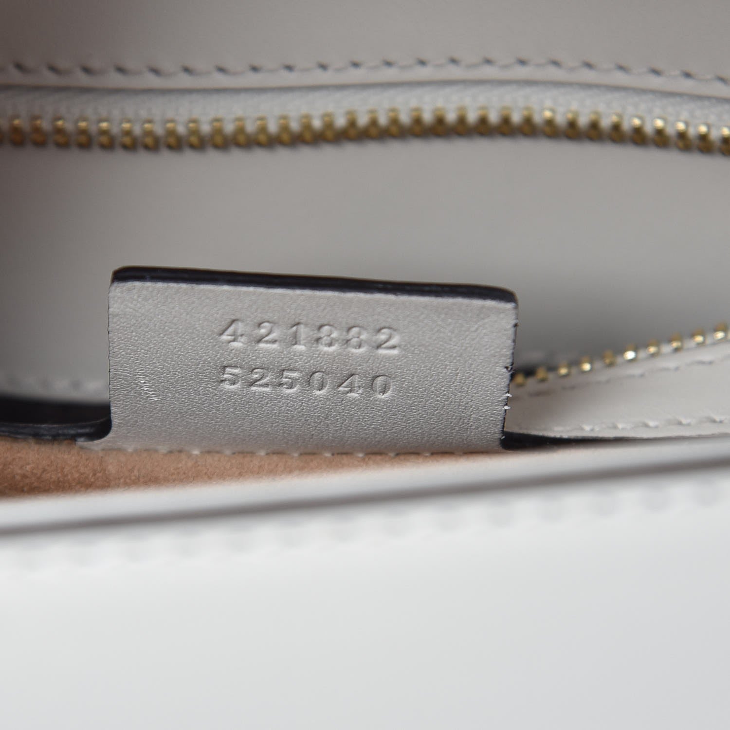 Gucci Calfskin Small Sylvie Shoulder Bag Off White 7 of 7