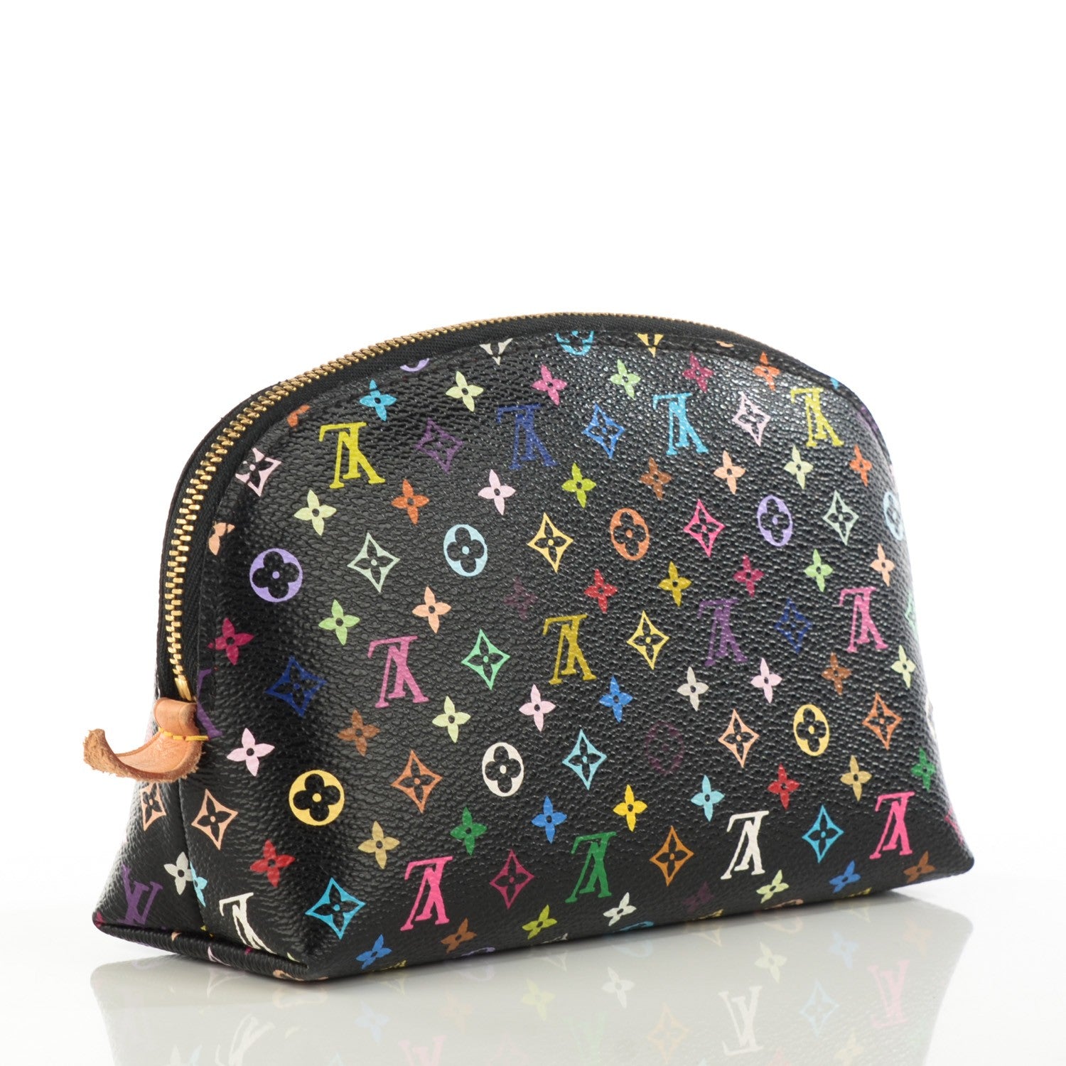 Louis Vuitton Monogram Multicolor Cosmetic Pouch Black Grenade 3 of 7