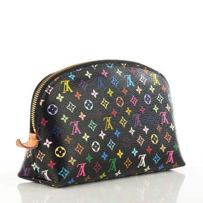 Louis Vuitton Monogram Multicolor Cosmetic Pouch Black Grenade 3 of 7
