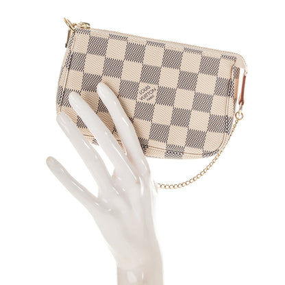 Louis Vuitton Damier Azur Mini Pochette Accessories 2 of 7