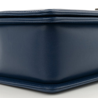 Chanel Lambskin Quilted New Medium Boy Flap Navy 9 of 11
