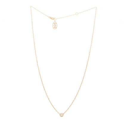 Cartier 18K Yellow Gold Diamond XS D'Amour Pendant Necklace 3 of 7