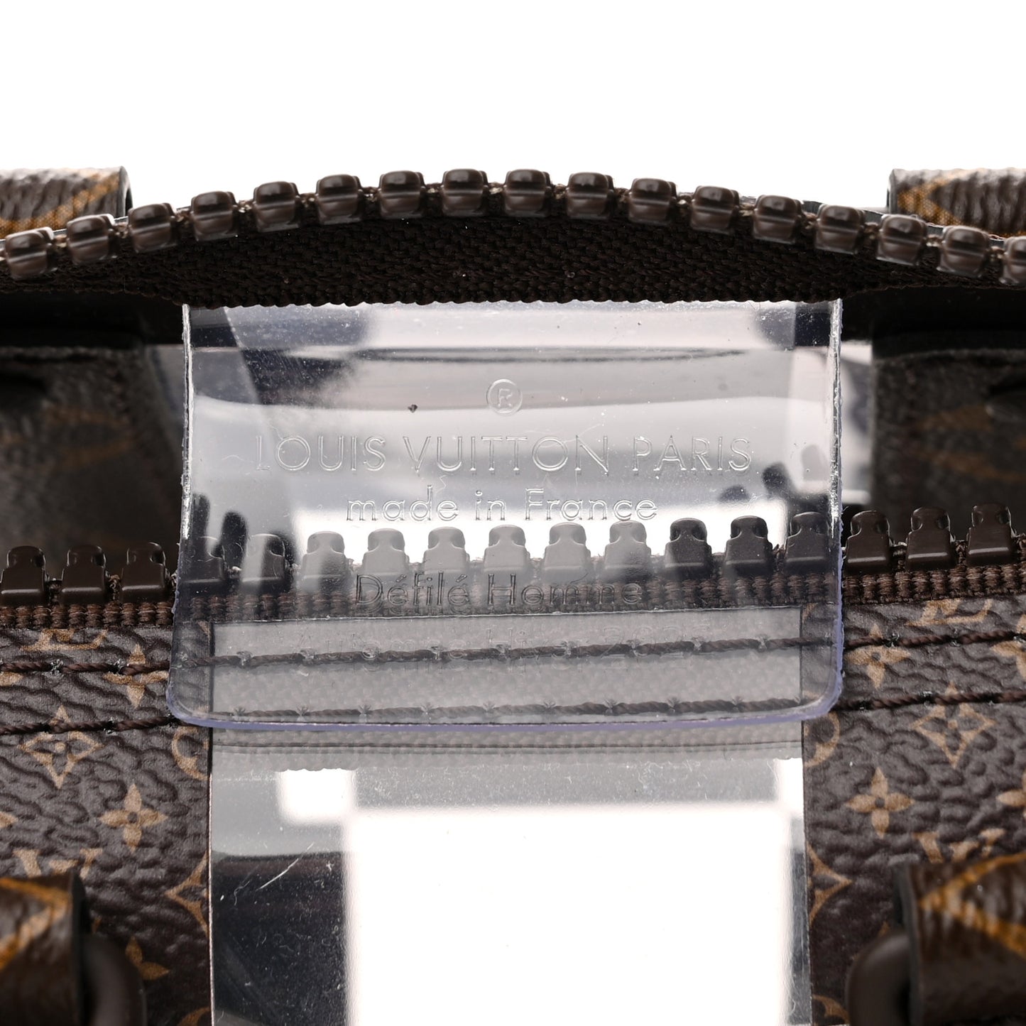PVC Monogram Chess Keepall Bandouliere 25