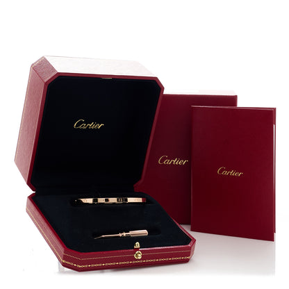 Cartier 18K Pink Gold Small LOVE Bracelet 18 9 of 9