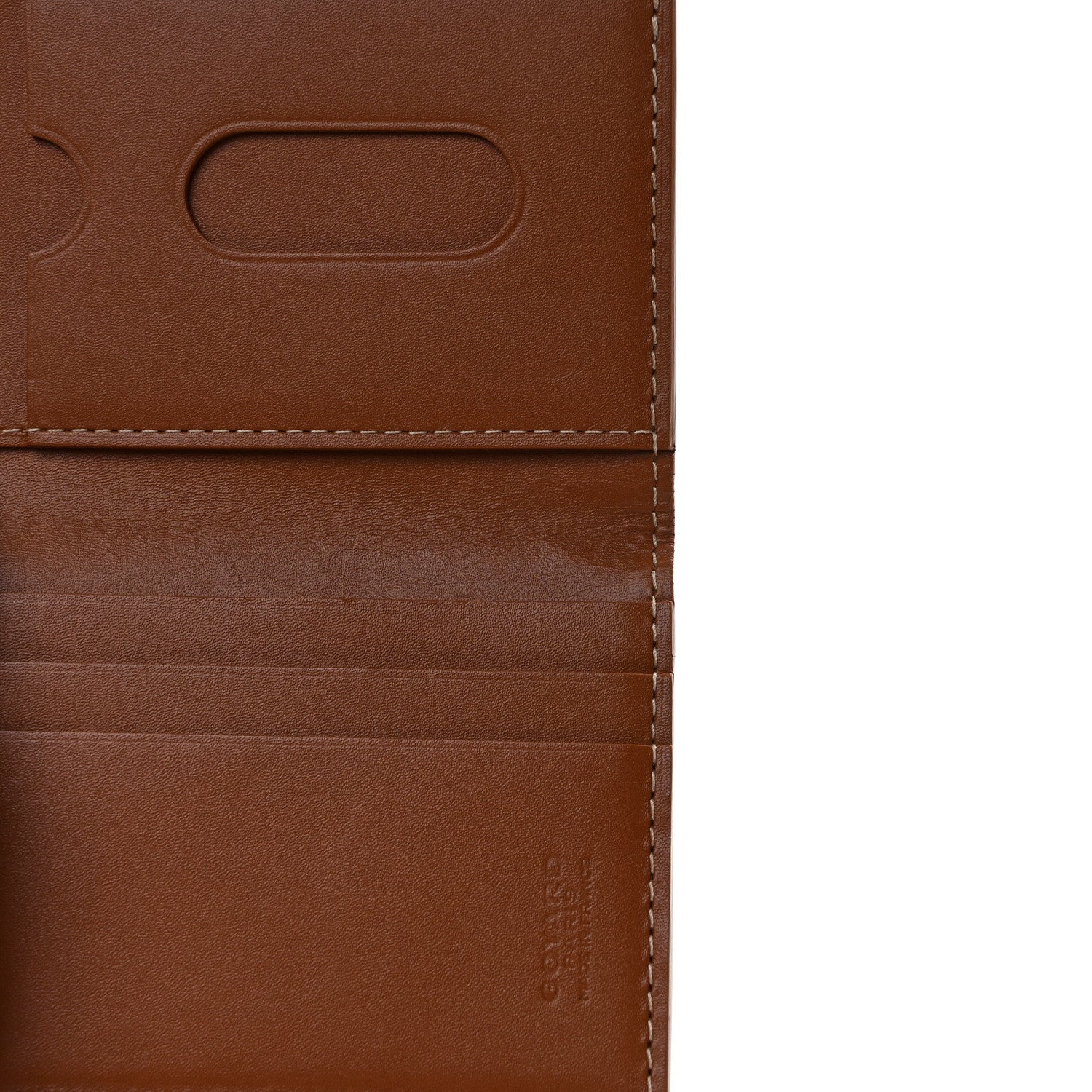 Goyard Goyardine Saint Marc Folding Card Case Black Gold 7 of 8