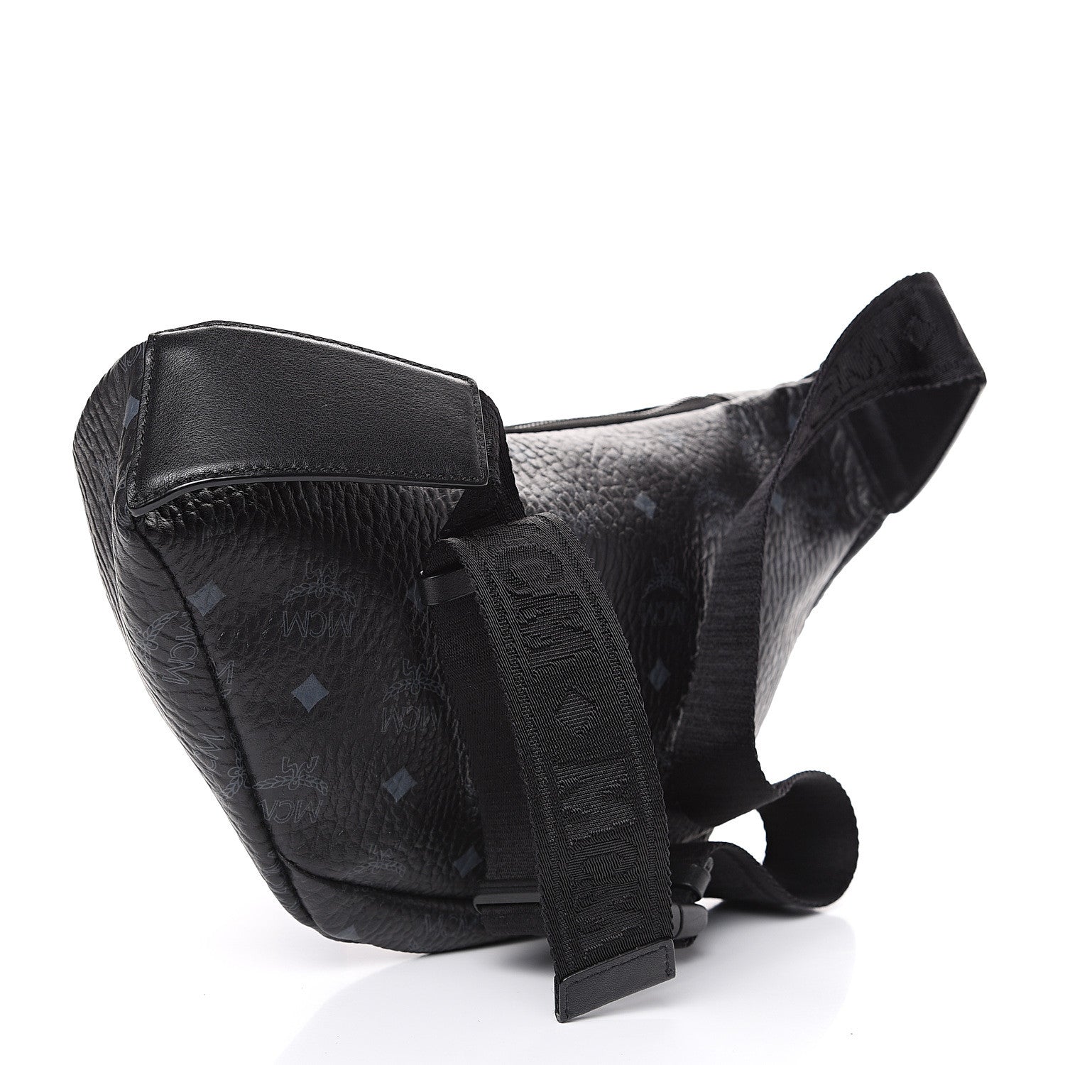 MCM Visetos Stark Belt Bag Black 2 of 8
