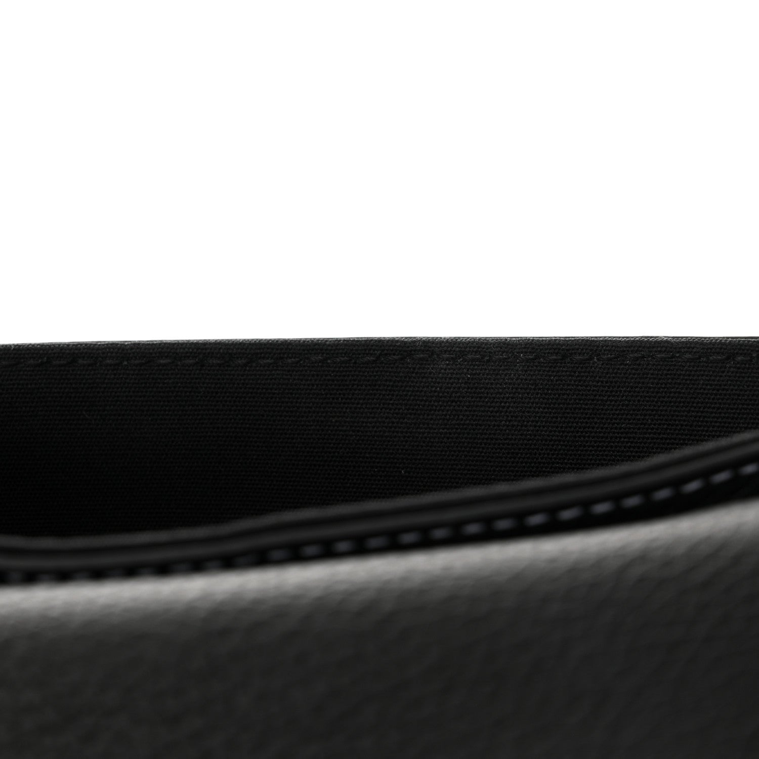 Christian Dior X KAWS Grained Calfskin Saddle Pouch Black 11 of 12