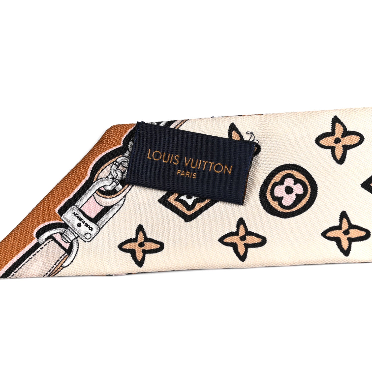 Louis Vuitton Silk Monogram Wild At Heart BB Bandeau Cream 2 of 6
