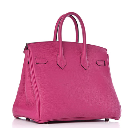 Hermes Togo Birkin 25 Rose Pourpre 3 of 46