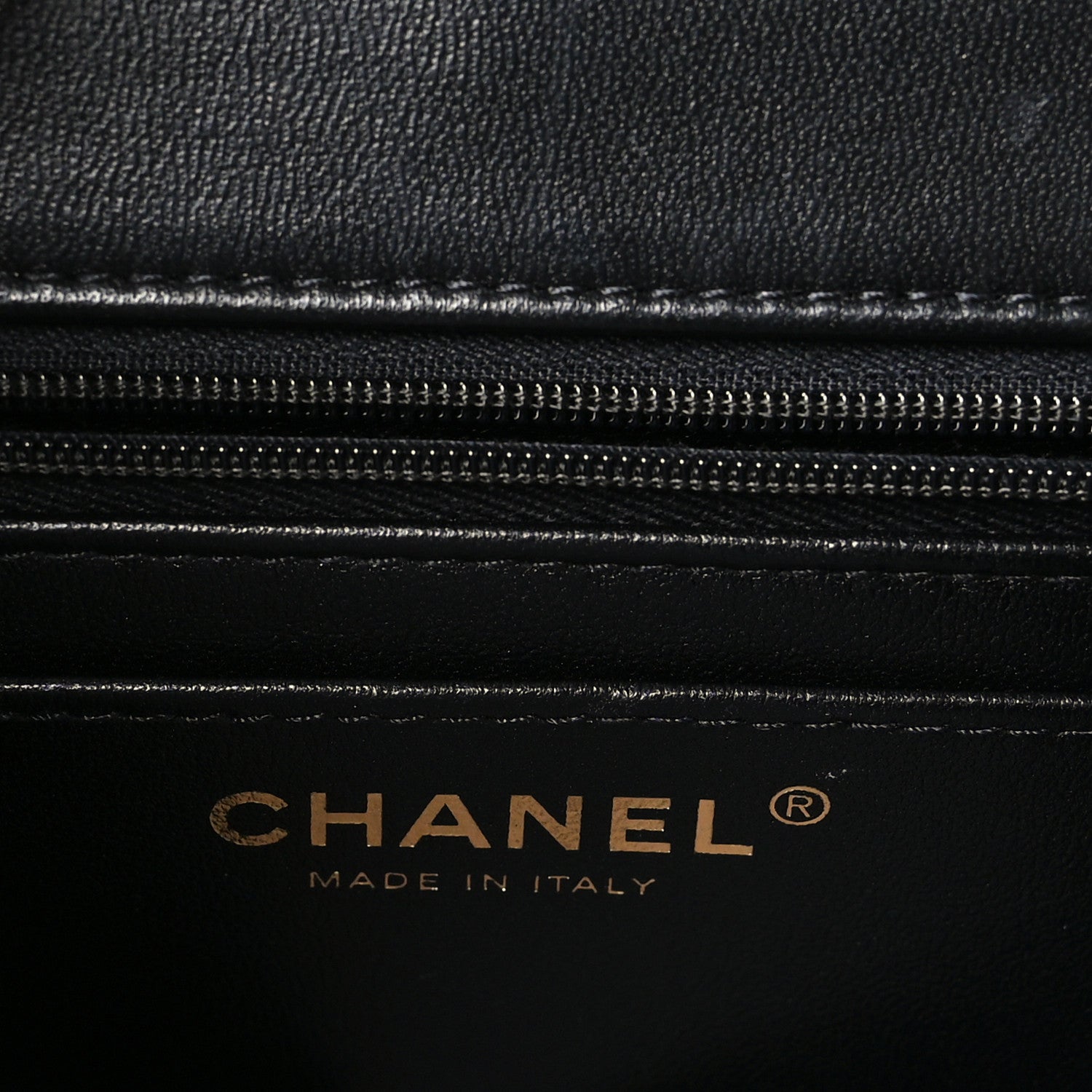 Chanel Lambskin Quilted Resin Graphic Frame Flap Bag Black White 6 of 10