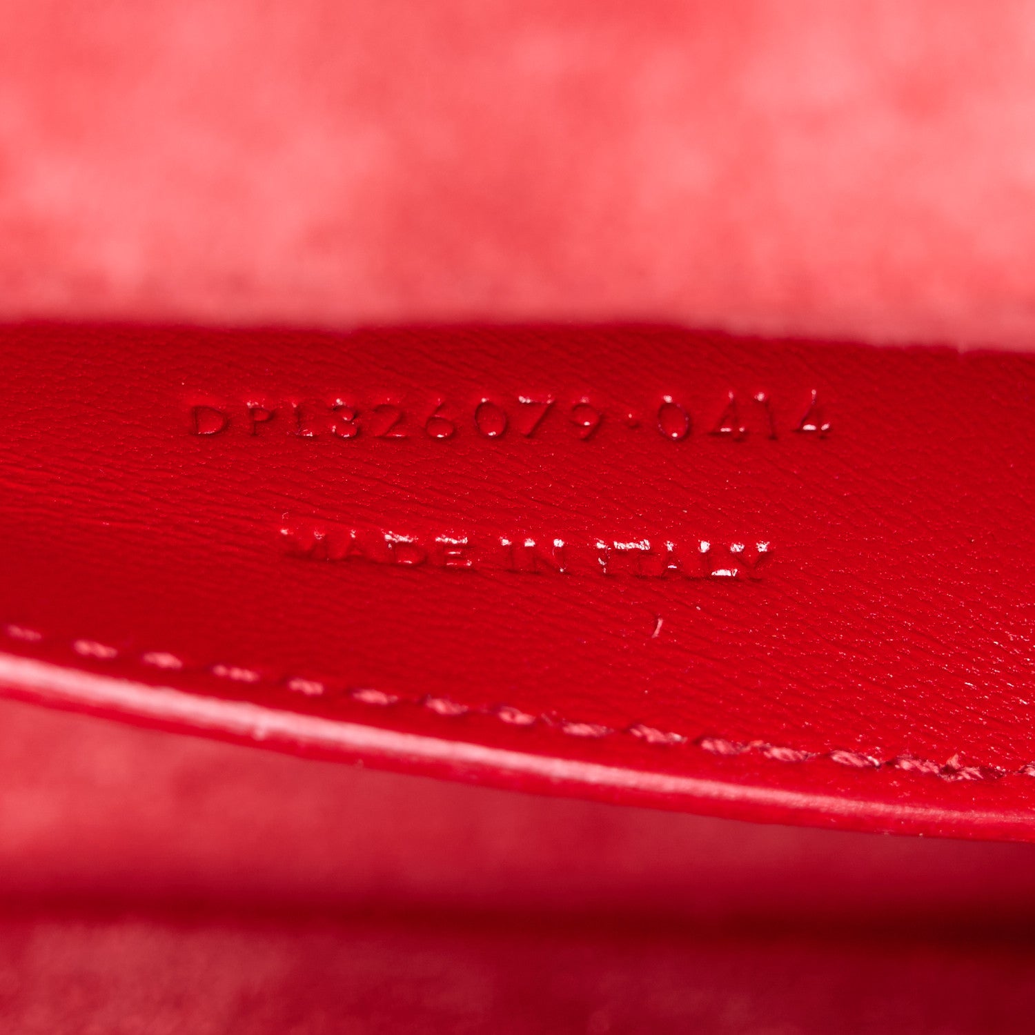 Saint Laurent Calfskin Crocodile Embossed Classic Monogram Cassandre Clutch Red 8 of 9