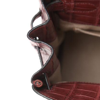 Hermes Matte Niloticus Crocodile Birkin 30 Rouge H 15 of 17