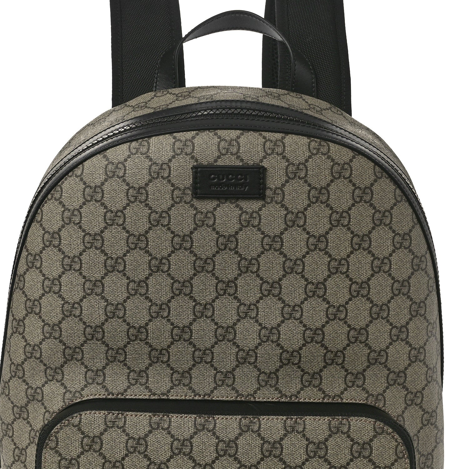 Gucci GG Supreme Monogram Medium Backpack Black 8 of 10