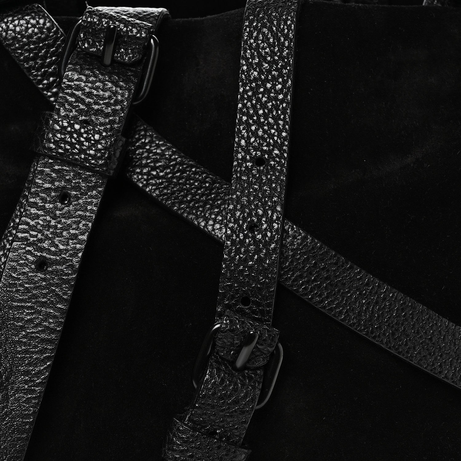 Alexander Wang Suede Kirsten Satchel Black 7 of 9