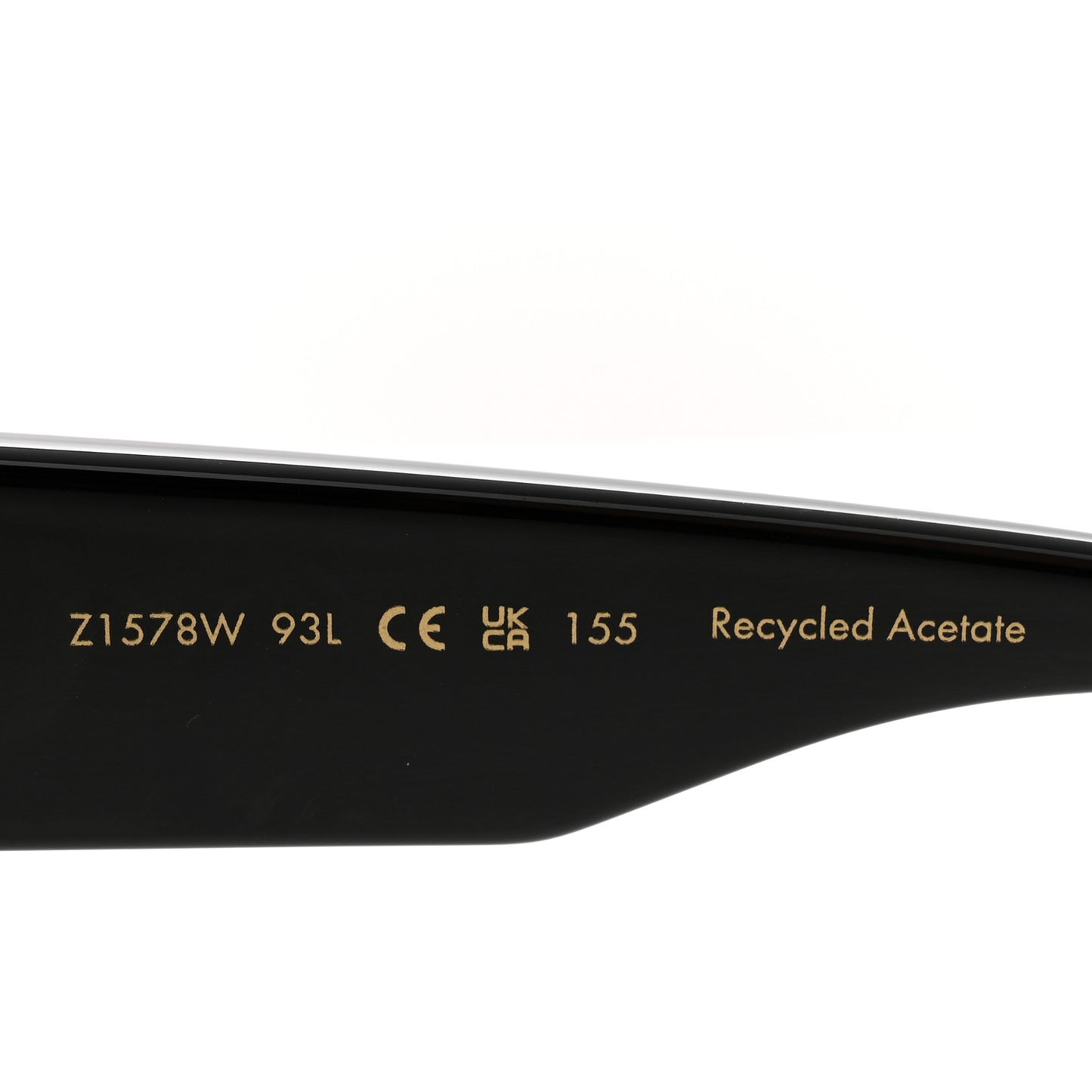 Acetate Swarovski Crystal Cyclone Sunglasses Z1578W Black