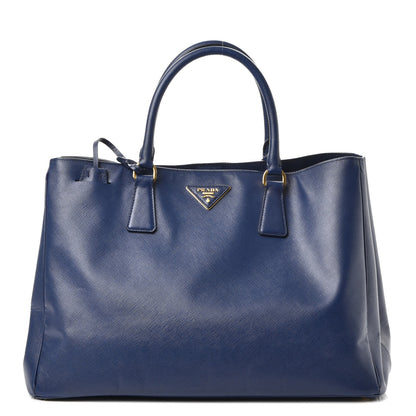 Prada Saffiano Lux Large Tote Bluette 1 of 10