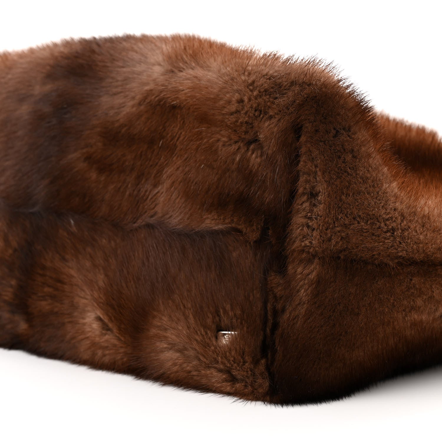 The Row Mink Fur Lux Satchel Coffee 9 of 11