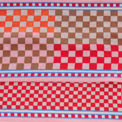 Louis Vuitton Silk Damier Aquarelle Bandeau Piment 4 of 4