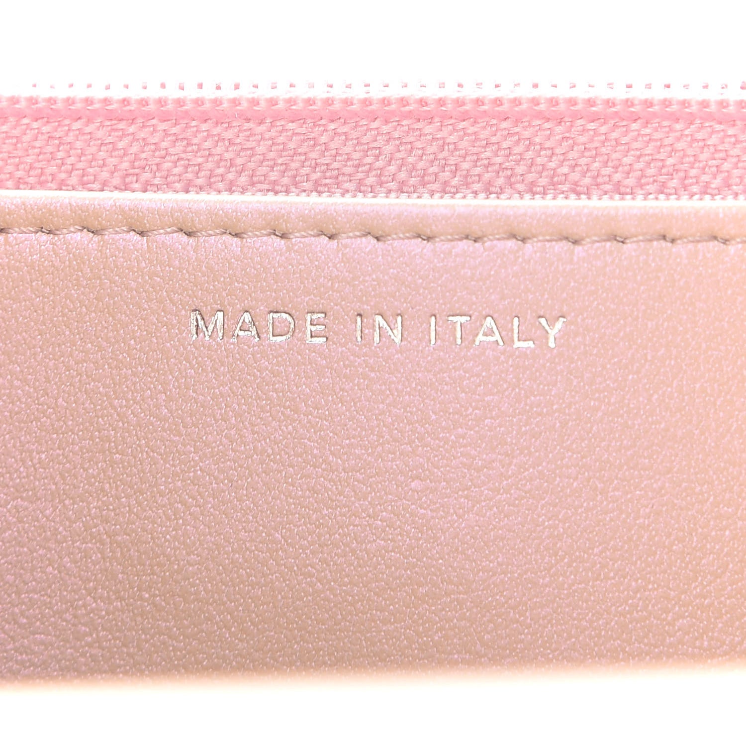 Chanel Iridescent Calfskin Quilted Wallet On Chain WOC Pink 8 of 9