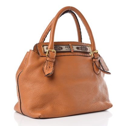Fendi Cuoio Romano Selleria Small Villa Borghese Tote Meile Beige 3 of 11