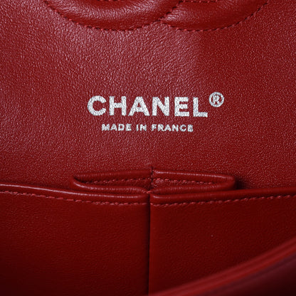 Chanel Lambskin Quilted Medium Double Flap Red 6 of 9