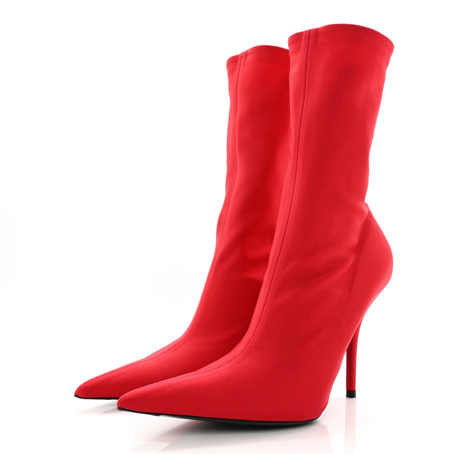 Matte Spandex Extreme Pointed Toe Knife 80mm Ankle Boots 37 Pink