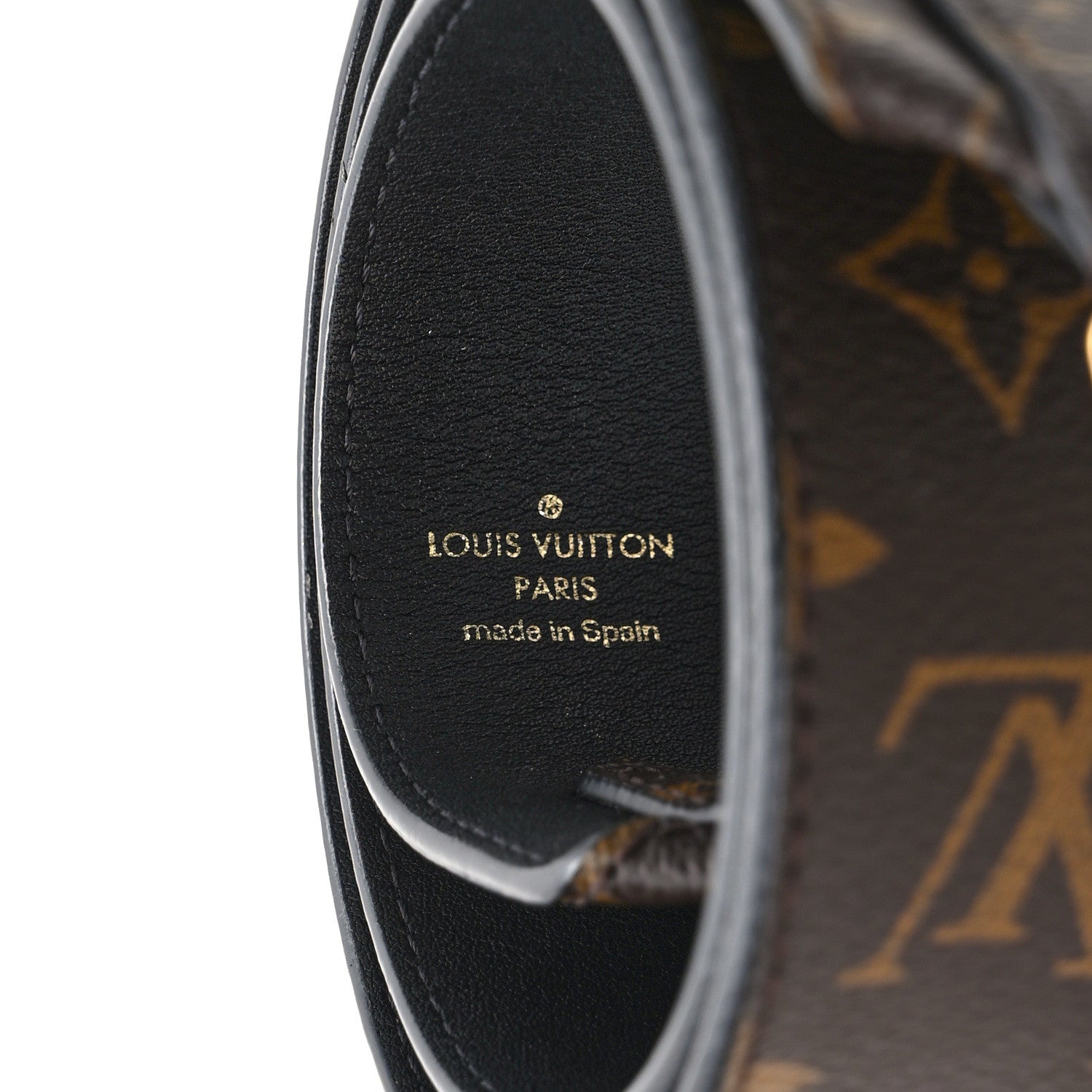 Louis Vuitton Monogram Bandouliere Shoulder Strap Black 3 of 5