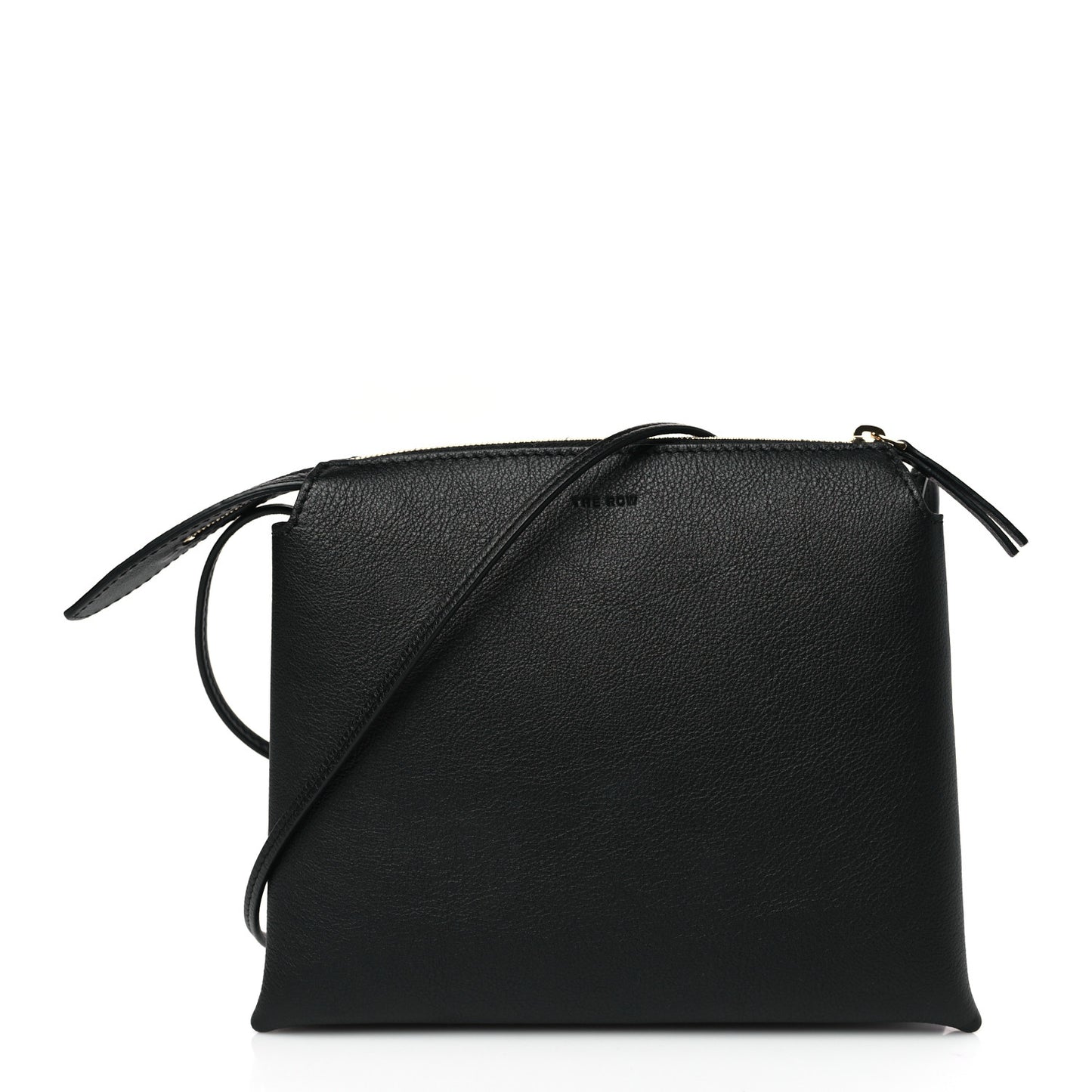 Grained Calfskin Mini Nu Twin Bag Black