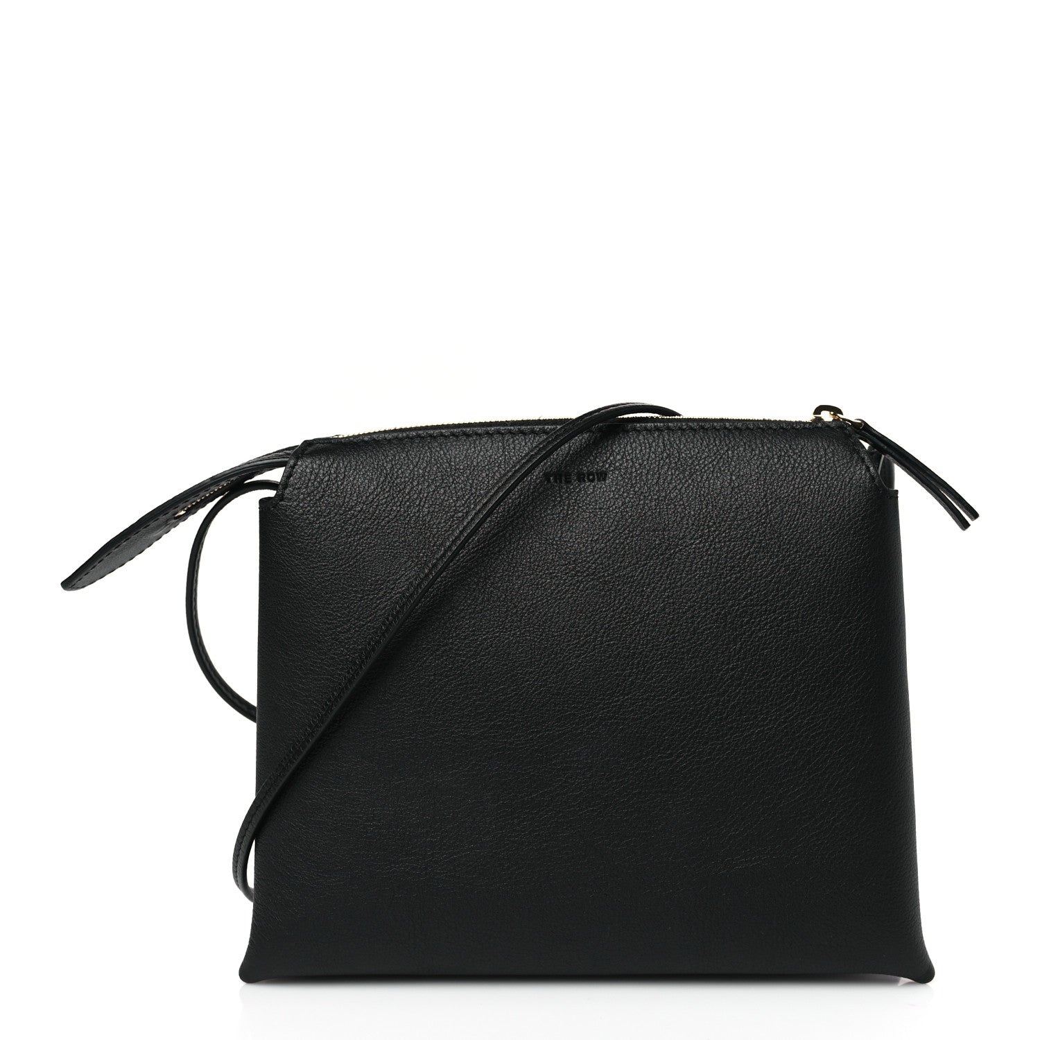 The Row Grained Calfskin Mini Nu Twin Bag Black 1 of 8