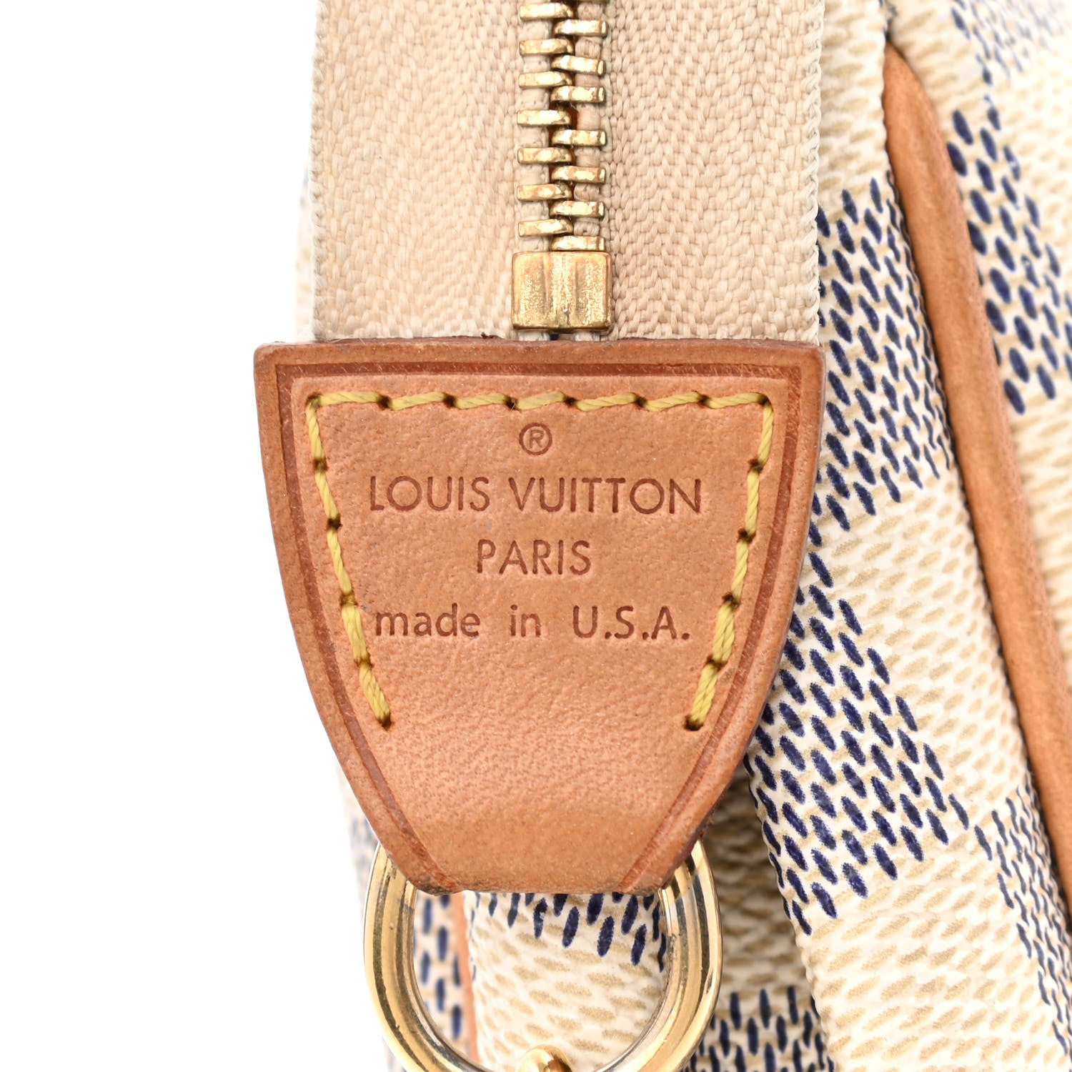 Louis Vuitton Damier Azur Eva Clutch 6 of 11