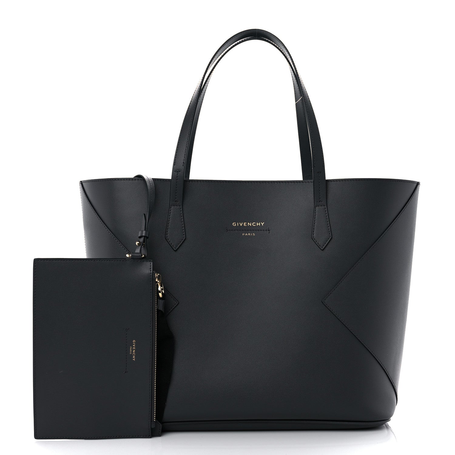 Givenchy Smooth Calfskin Wing Shopper Tote Grey 1 of 11