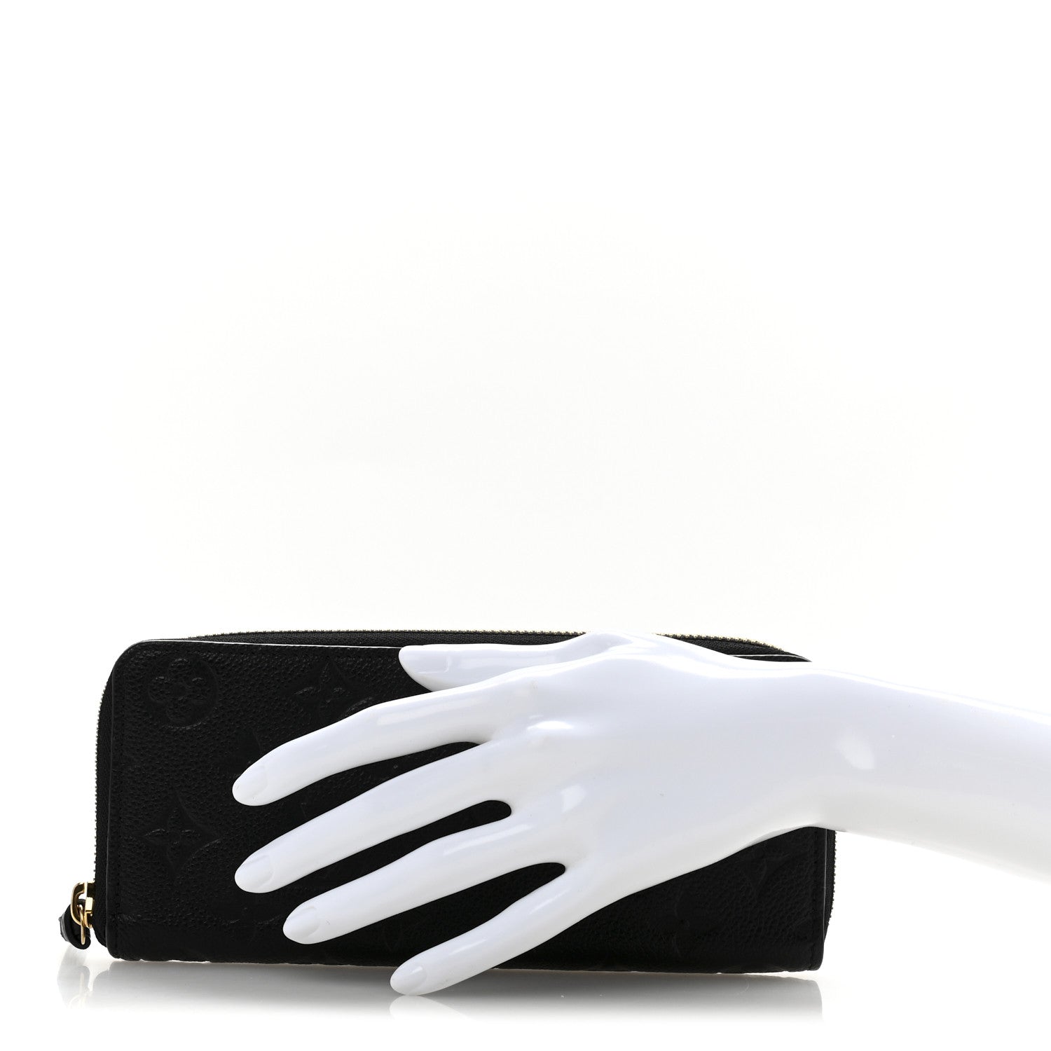 Louis Vuitton Empreinte Clemence Wallet Black 2 of 8