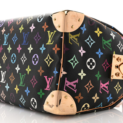 Louis Vuitton Monogram Multicolor Speedy 30 Black 10 of 11