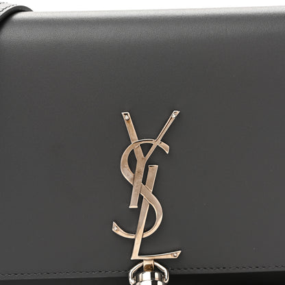 Saint Laurent Smooth Calfskin Classic Monogram Kate Tassel Chain Wallet Asphalt 7 of 11