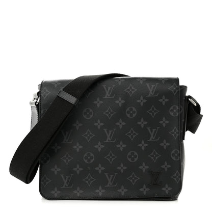 Louis Vuitton Monogram Eclipse District PM Black 1 of 9