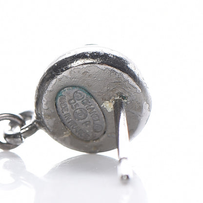Chanel Ruthenium CC Bead Drop Earrings Black 4 of 5