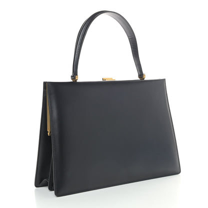 Celine Box Calfskin Medium Clasp Bag Black 2 of 10