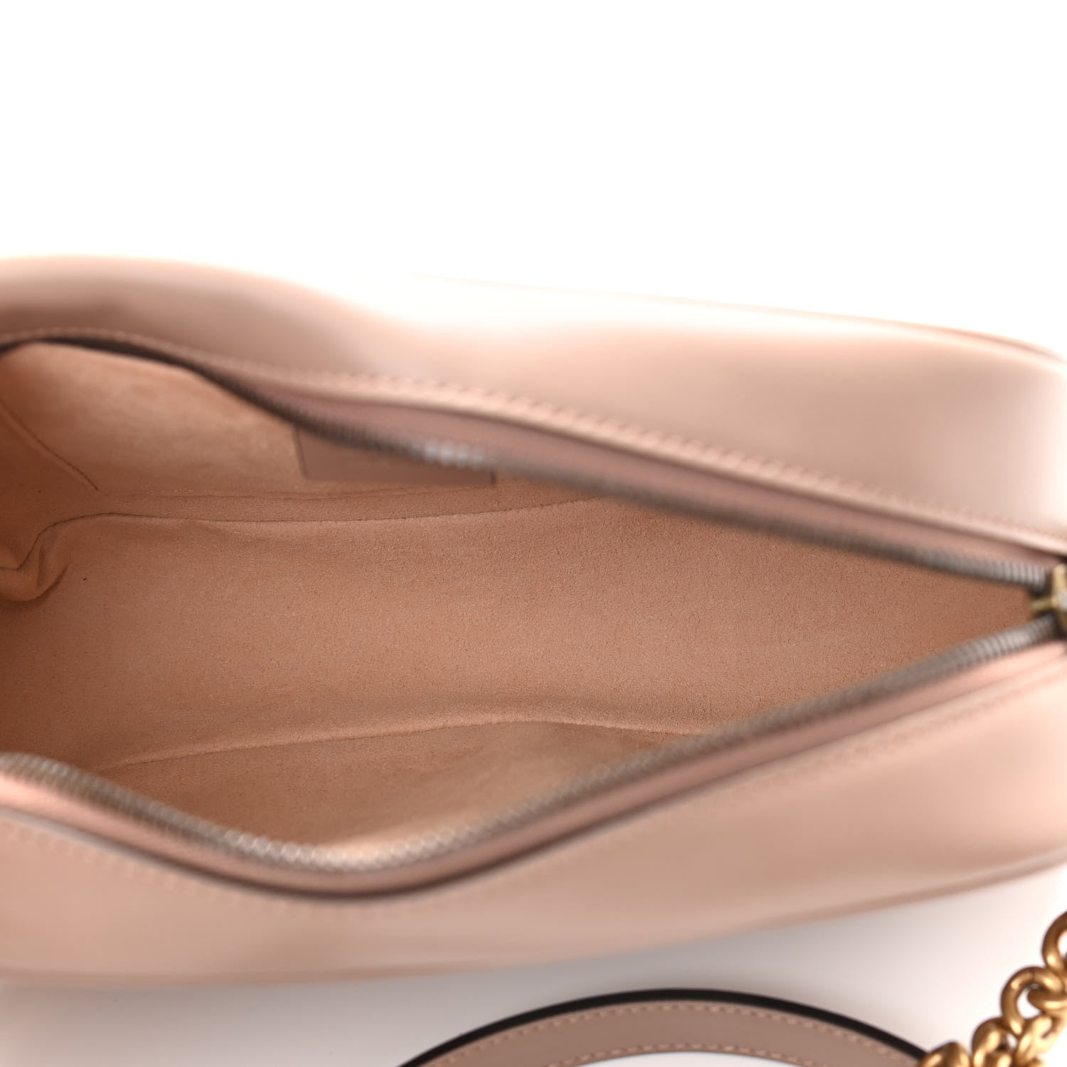 Gucci Calfskin Matelasse Small GG Marmont Chain Shoulder Bag Porcelain Rose 5 of 12