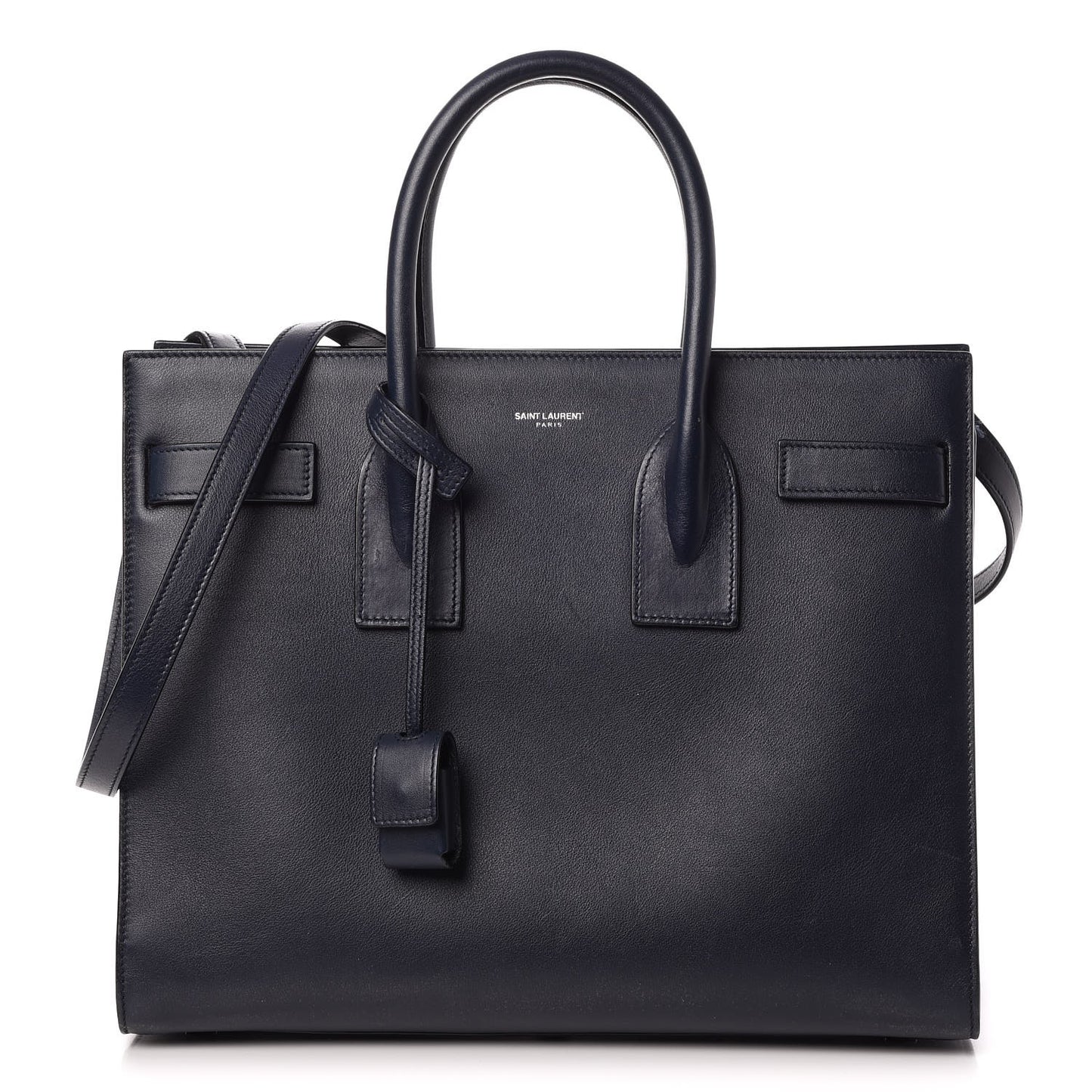 Smooth Calfskin Small Double Face Sac De Jour Marine Black