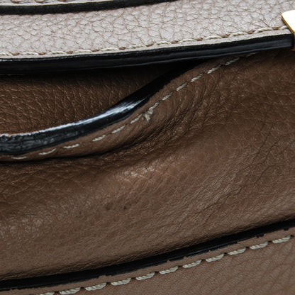 Chloe Calfskin Medium Marcie Round Crossbody Bag Nut 8 of 8