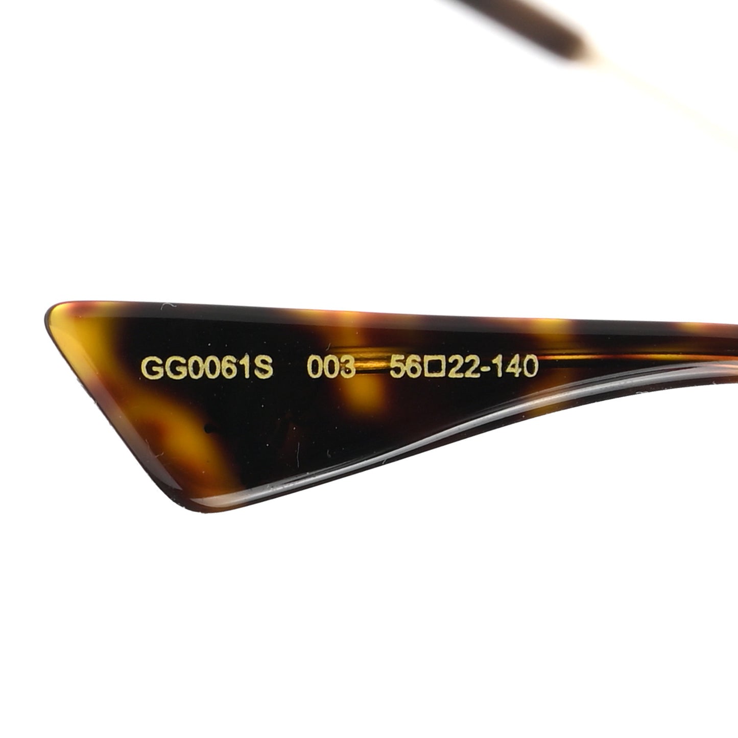 Metal Round Frame Sunglasses GG0061S Green Red