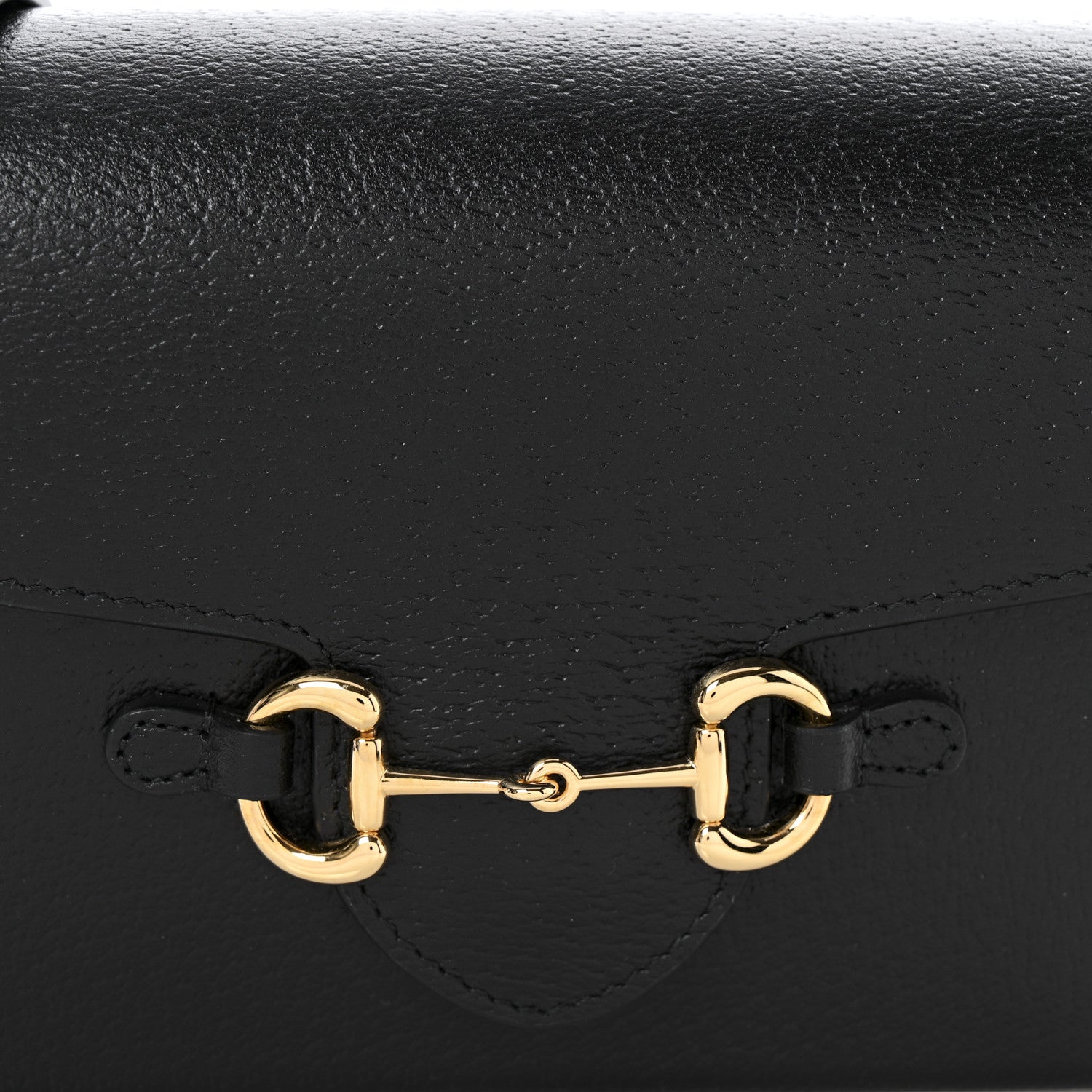 Gucci Calfskin Horsebit 1955 Shoulder Bag Black 8 of 11