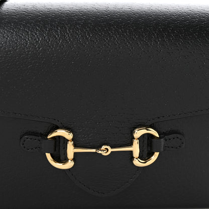 Gucci Calfskin Horsebit 1955 Shoulder Bag Black 8 of 11