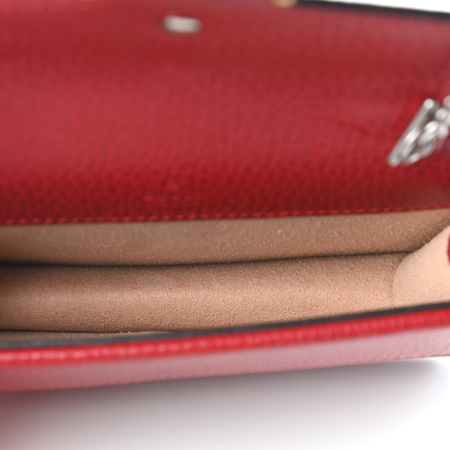 Gucci Calfskin Super Mini Dionysus Shoulder Bag Hibiscus Red 5 of 8
